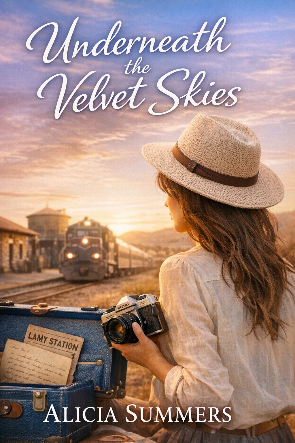 Cover of Underneath the Velvet Skies