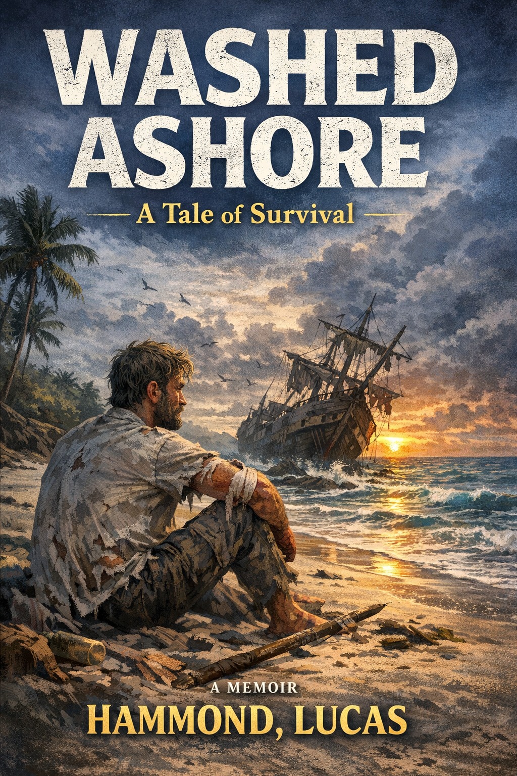 Cover of Washed Ashore: A Tale of Survival