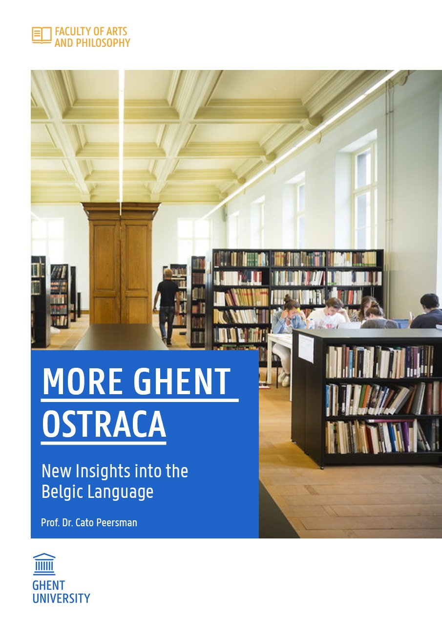 Cover of More Ghent Ostraca: New Insights into the Belgic Language